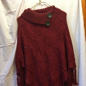 Cute warm and comfy cape/ shawl